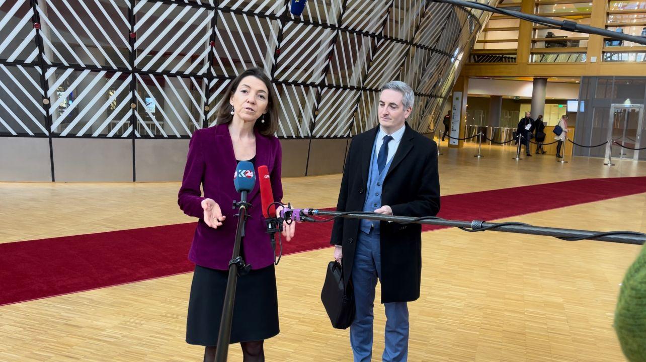 Laurence Boone, State Secretary at the Ministry for Europe and Foreign Affairs of France, speaking to Kurdistan 24, Feb. 6, 2023. (Photo: Kurdistan 24)